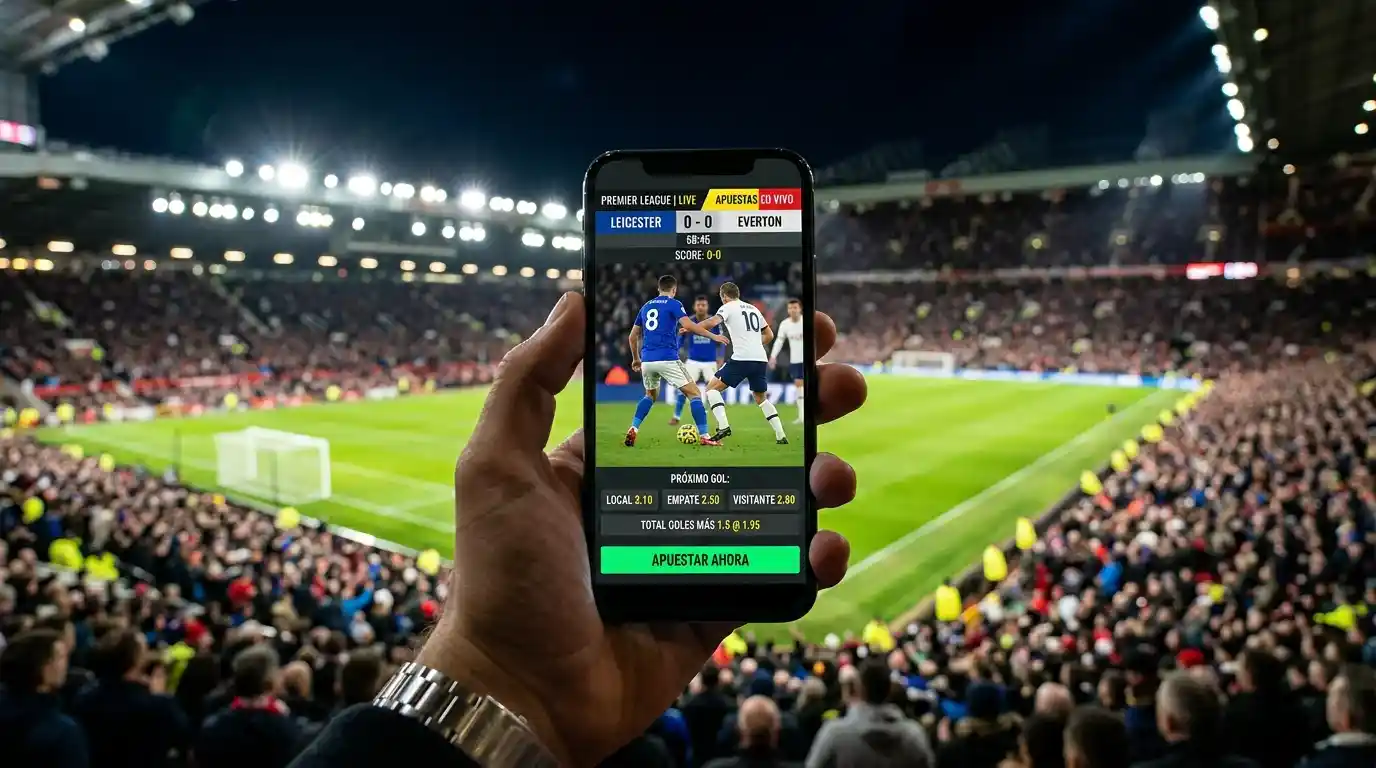 Apuestas en vivo en la Premier League con estadisticas en tiempo real
